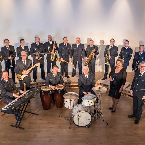 Die Bigband der Polizei des Saarlandes und das HfM-Jazzorchester